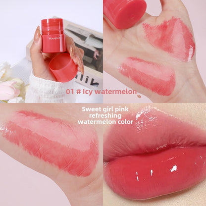 Maxfine colorful lipstick twist lipstick lipstick lip gloss moisturizing water light moisturizing fade lip lines tender wholesale 