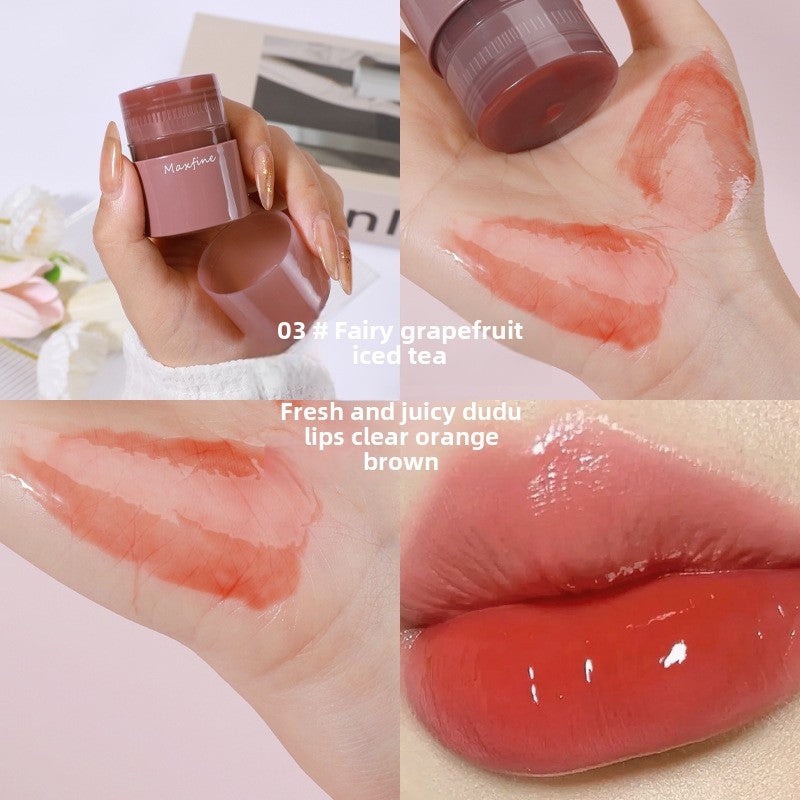 Maxfine colorful lipstick twist lipstick lipstick lip gloss moisturizing water light moisturizing fade lip lines tender wholesale 