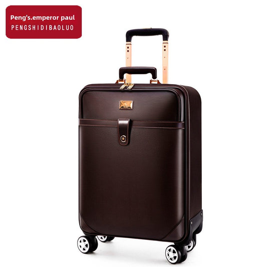 Factory direct sales business suitcase business trip trolley suitcase men's suitcase company gift custom suitcase leather suitcase