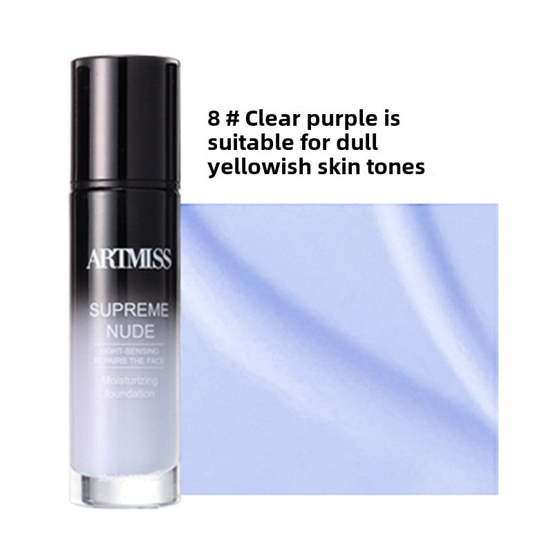 ARTMISS Moisturizing Liquid Foundation Natural Lasting Foundation Flawless Covering Invisible Pores Liquid Foundation အိမ်တွင်းထုတ်ကုန်များ၊ 