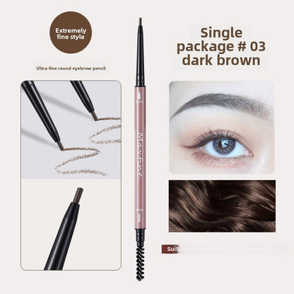 Maxfine Morandi ultra-fine double-headed eyebrow pencil wholesale waterproof and sweat-proof smudge-dyeing long-lasting natural and smooth