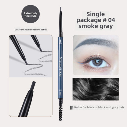 Maxfine Morandi ultra-fine double-headed eyebrow pencil wholesale waterproof and sweat-proof smudge-dyeing long-lasting natural and smooth