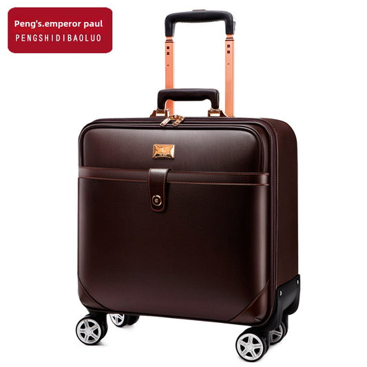 Factory direct sales business suitcase business trip trolley suitcase men's suitcase company gift custom suitcase leather suitcase