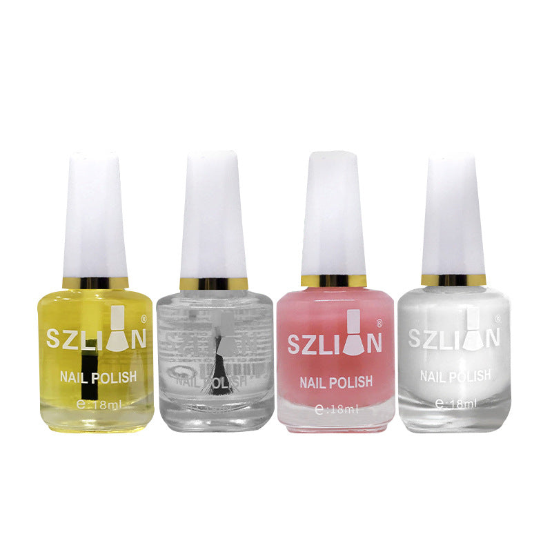 Transparent healthy nail polish quick-drying healthy and mild nail polish base oil manicure care nutritional oil nail edge oil 15ml 