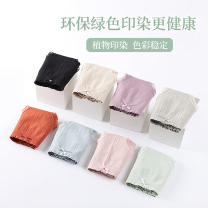 【Independent pack】Explosive style Japanese seamless panties for women mid-waist lace cotton bottom crotch antibacterial girls briefs 