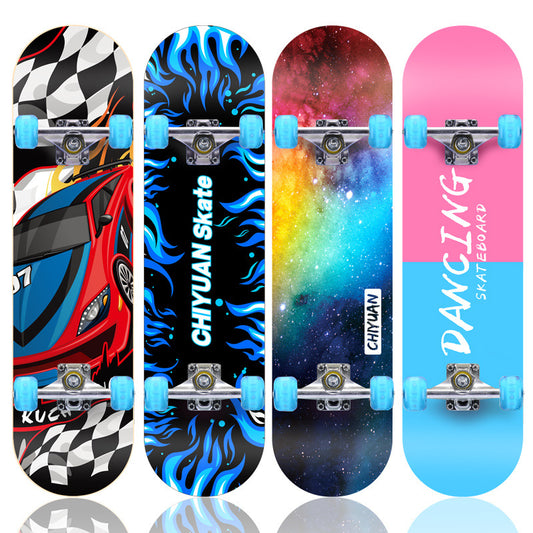 A generation of four-wheeled skateboard beginners double rocker road adult children's professional scooter factory direct sales