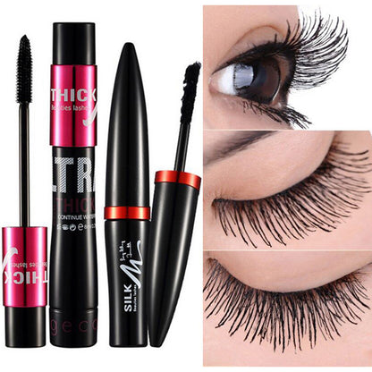 Gemeng Silk Grafting Mascara Double Tube Combination Set သည် ရေစိုခံ၊ အထူ၊ ကြာရှည်ခံ၊ ညစ်ညမ်းမှုမရှိ၊ သွယ်လျသော၊ စက်ရုံတိုက်ရိုက်ရောင်းချမှု 