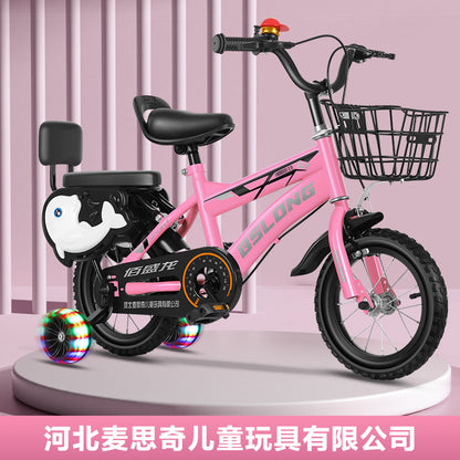 One piece in stock for children's bicycles with flashing auxiliary wheels 3-5-8 years old girls and boys 12 16 inches 