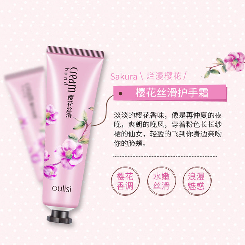 Oris single 30ml floral and fruity hand cream autumn and winter moisturizing anti-drying moisturizing hand cream compact