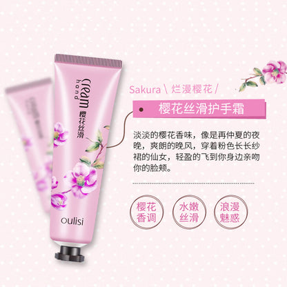 Oris single 30ml floral and fruity hand cream autumn and winter moisturizing anti-drying moisturizing hand cream compact