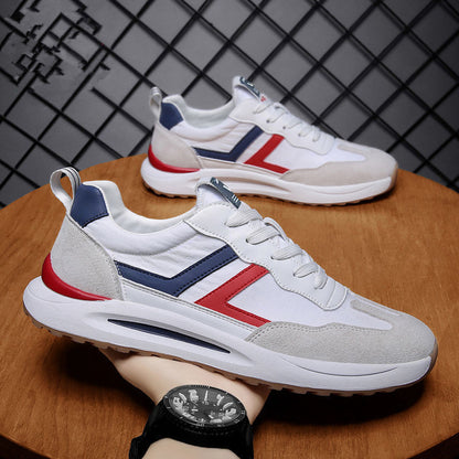 2023 new shoes men's trendy men's all-match comfortable sports shoes men's flat western style Forrest Gump running shoes men's models 