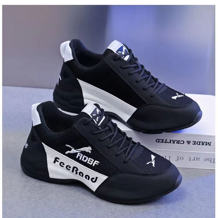 Couple's small white shoes men's and women's four seasons new women's shoes casual all-match flat sneakers men's shoes lace-up casual shoes 