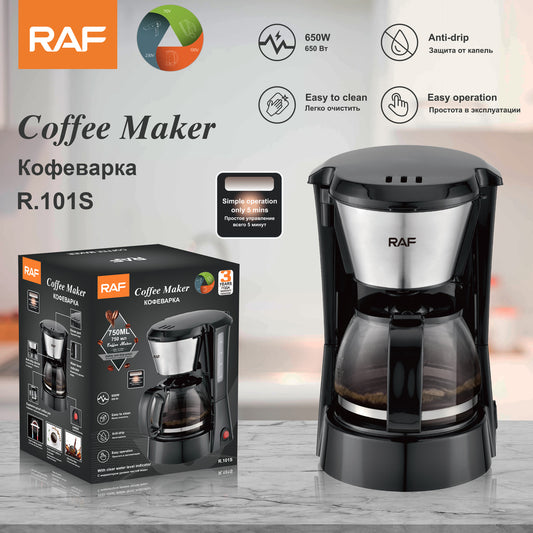 European standard drip coffee machine home automatic coffee pot drip filter insulation American tea office tea machine