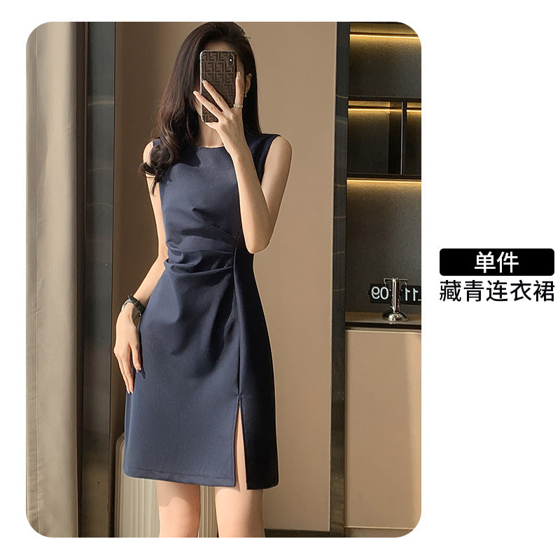 High-end suit skirt women's two-piece summer work clothes temperament formal dress professional dress suit jacket 