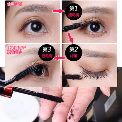 Gemeng Silk Grafting Mascara Double Tube Combination Set သည် ရေစိုခံ၊ အထူ၊ ကြာရှည်ခံ၊ ညစ်ညမ်းမှုမရှိ၊ သွယ်လျသော၊ စက်ရုံတိုက်ရိုက်ရောင်းချမှု 