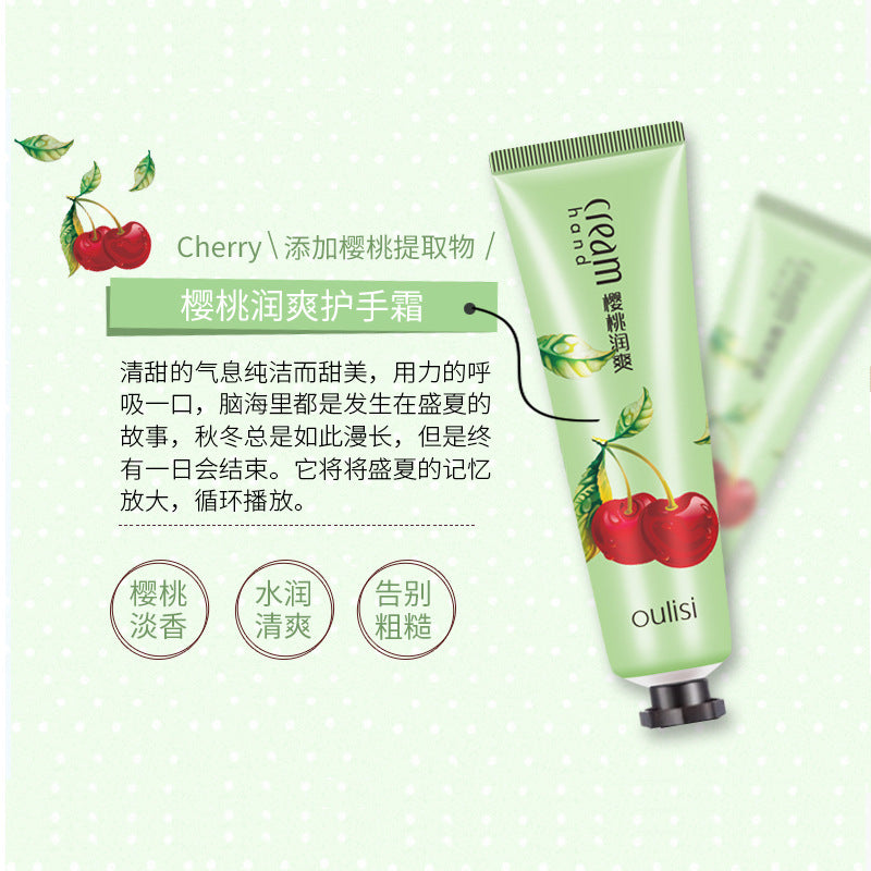 Oris single 30ml floral and fruity hand cream autumn and winter moisturizing anti-drying moisturizing hand cream compact