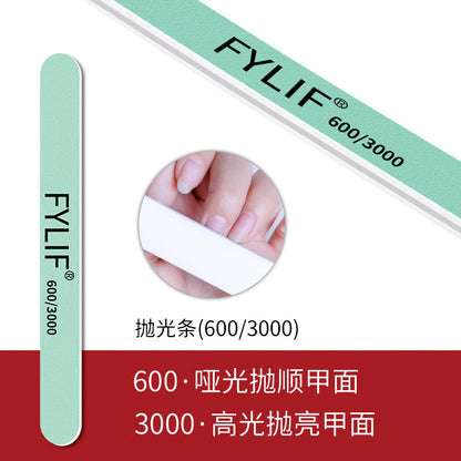 Manicure nail file with printed diamond-shaped manicure washboard grinding strip polishing strip high-quality emery strip wholesale 