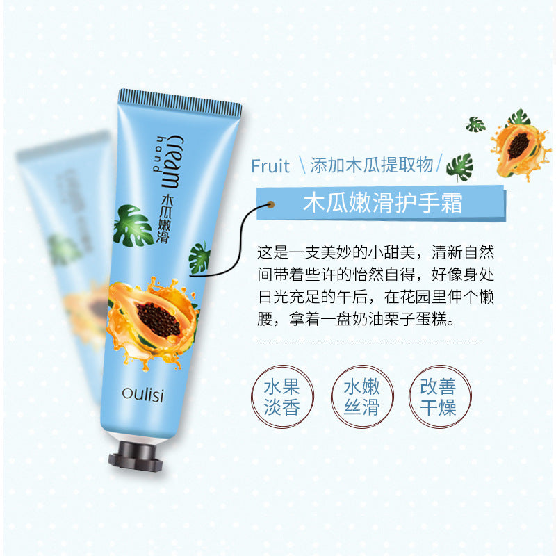 Oris single 30ml floral and fruity hand cream autumn and winter moisturizing anti-drying moisturizing hand cream compact