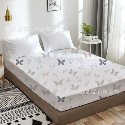 Cross-border bedding foreign trade home textile digital printing fitted sheet 