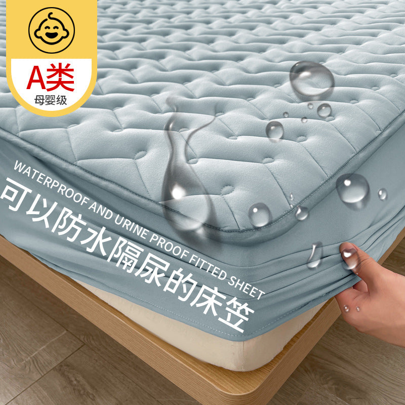 Amazon cross-border waterproof bed sheet bed cover quilted single piece wholesale Simmons mattress protector fully surrounded 