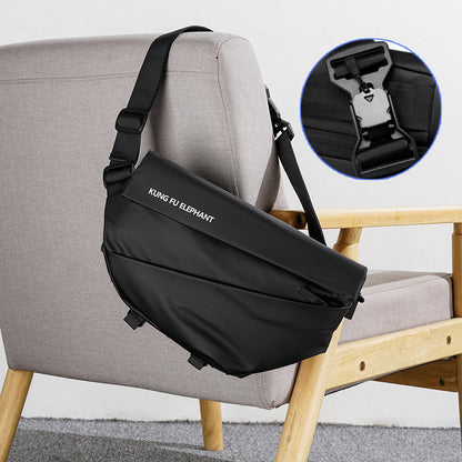 Trendy brand chest bag men's Messenger function bag shoulder bag men's postman bag Oxford cloth men's shoulder bag men's bag