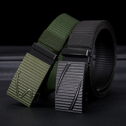 Unisex Tactical Belt Outdoor Sports Leisure Canvas Nylon Pants Belt Jeans Cargo Belt Wholesale 