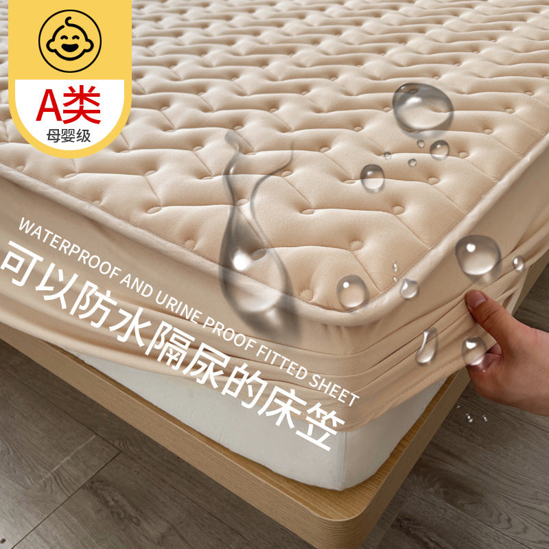 Amazon cross-border waterproof bed sheet bed cover quilted single piece wholesale Simmons mattress protector fully surrounded 