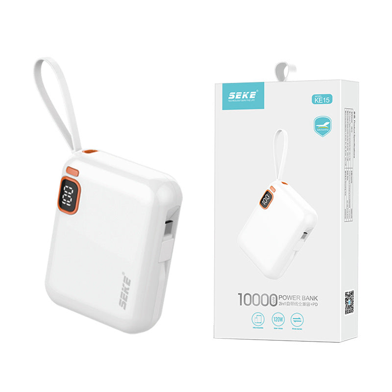 Xike KE15 သည် ကြီးမားသောစွမ်းရည် 10000mAh milliampere နှစ်လမ်းထွက် PD အားသွင်းစနစ်ဖြင့် အမြန်အားသွင်းနိုင်သော မိုဘိုင်းပါဝါကို ၎င်း၏ကိုယ်ပိုင်လိုင်းဖြင့် ထွက်ပေါ်လာသည်။