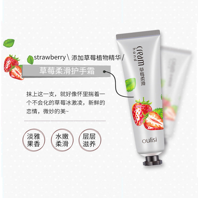 Oris single 30ml floral and fruity hand cream autumn and winter moisturizing anti-drying moisturizing hand cream compact